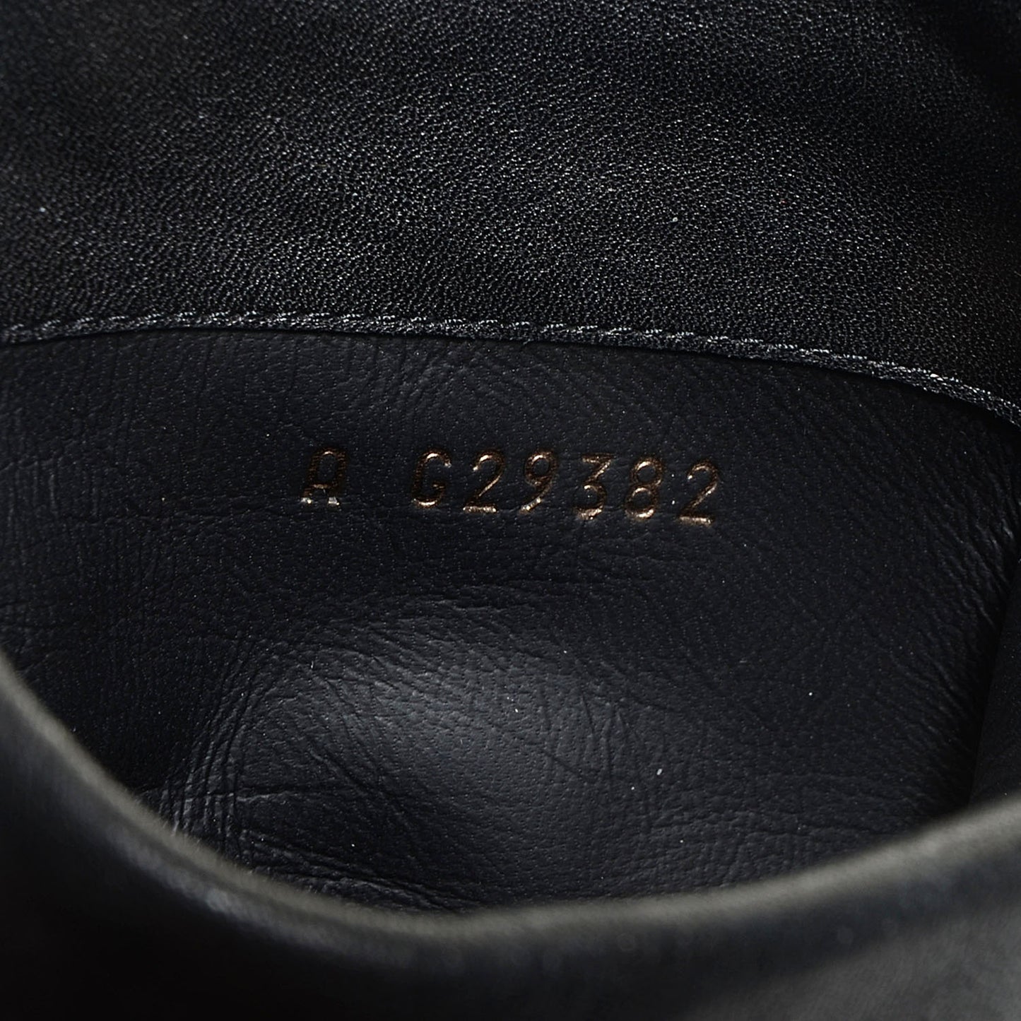 Leather CC Cap Toe Ankle Boots 37.5 Black