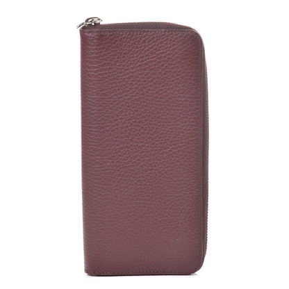 Louis Vuitton Taurillon Vertical Zippy Wallet Bordeaux 1 of 6