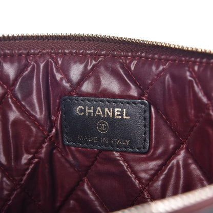 Chanel Lambskin Quilted Medium Cosmetic Case Black 5 of 10