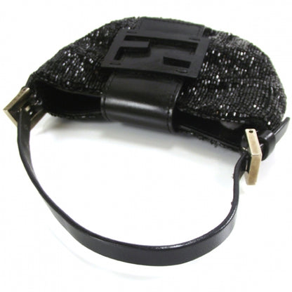 Fendi Beaded Mini Pochette Black 5 of 10
