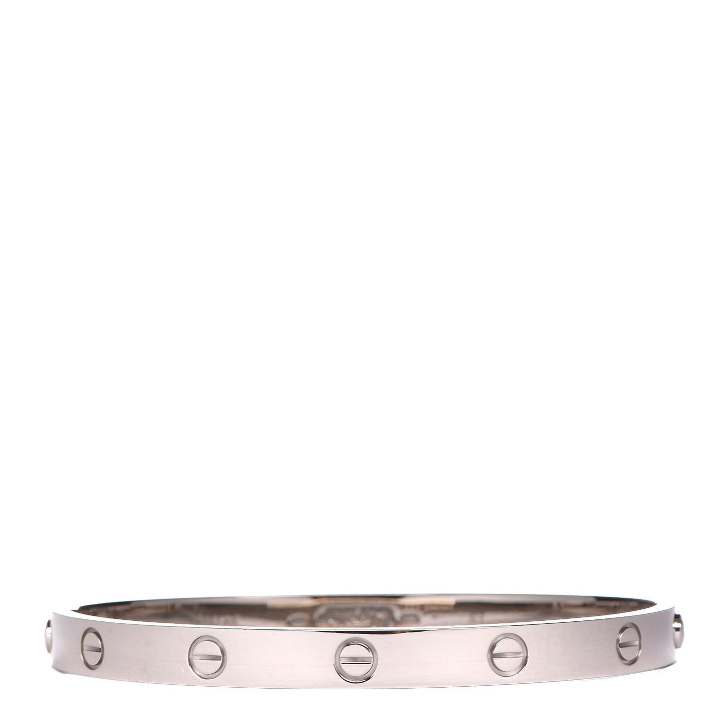 18K White Gold LOVE Bracelet 19