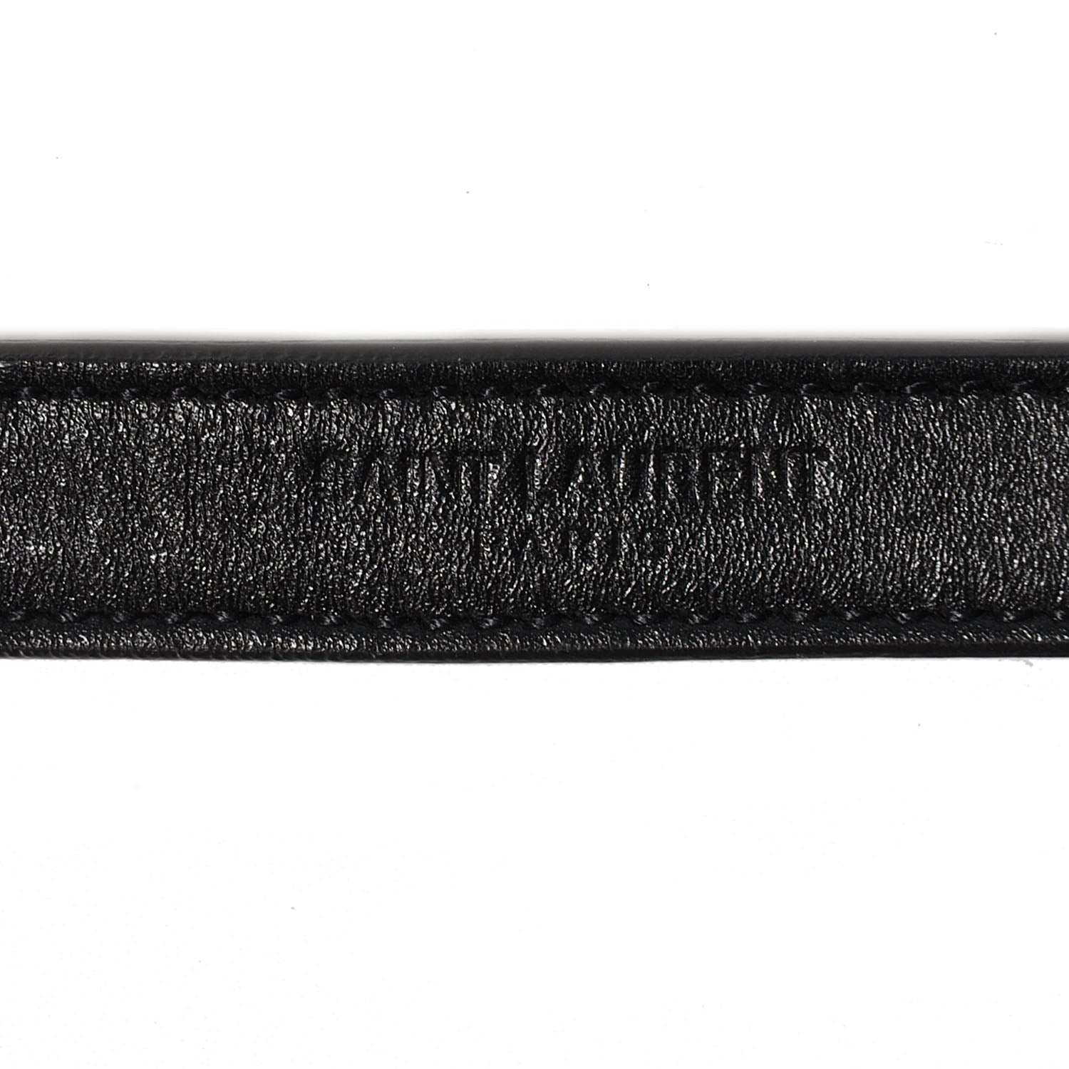 Saint Laurent Lambskin Matelasse Chevron Medium Monogram Satchel Black 4 of 10