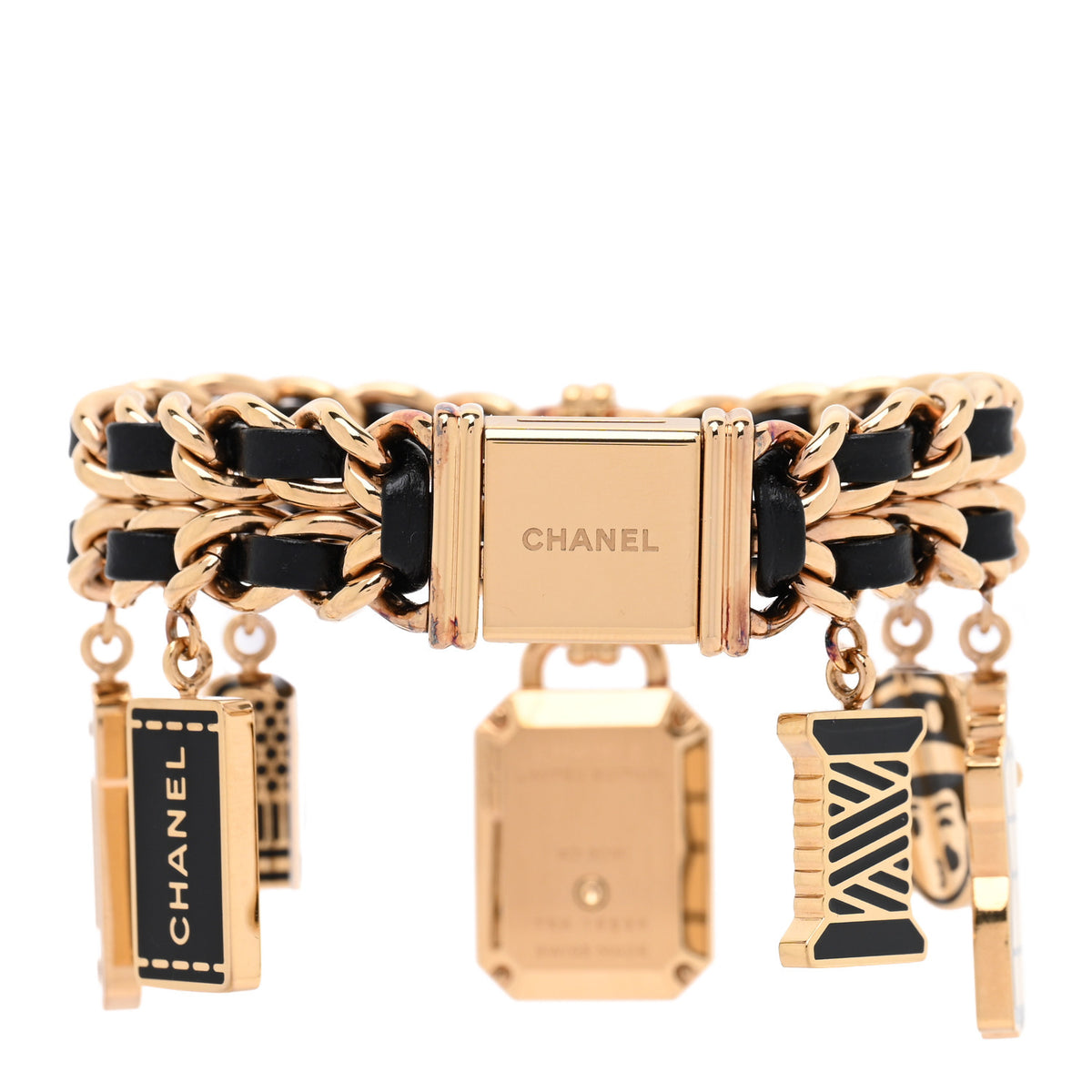 Chanel Stainless Steel Lambskin 20mm Premiere Charm Couture Quartz Watch S 2 of 6