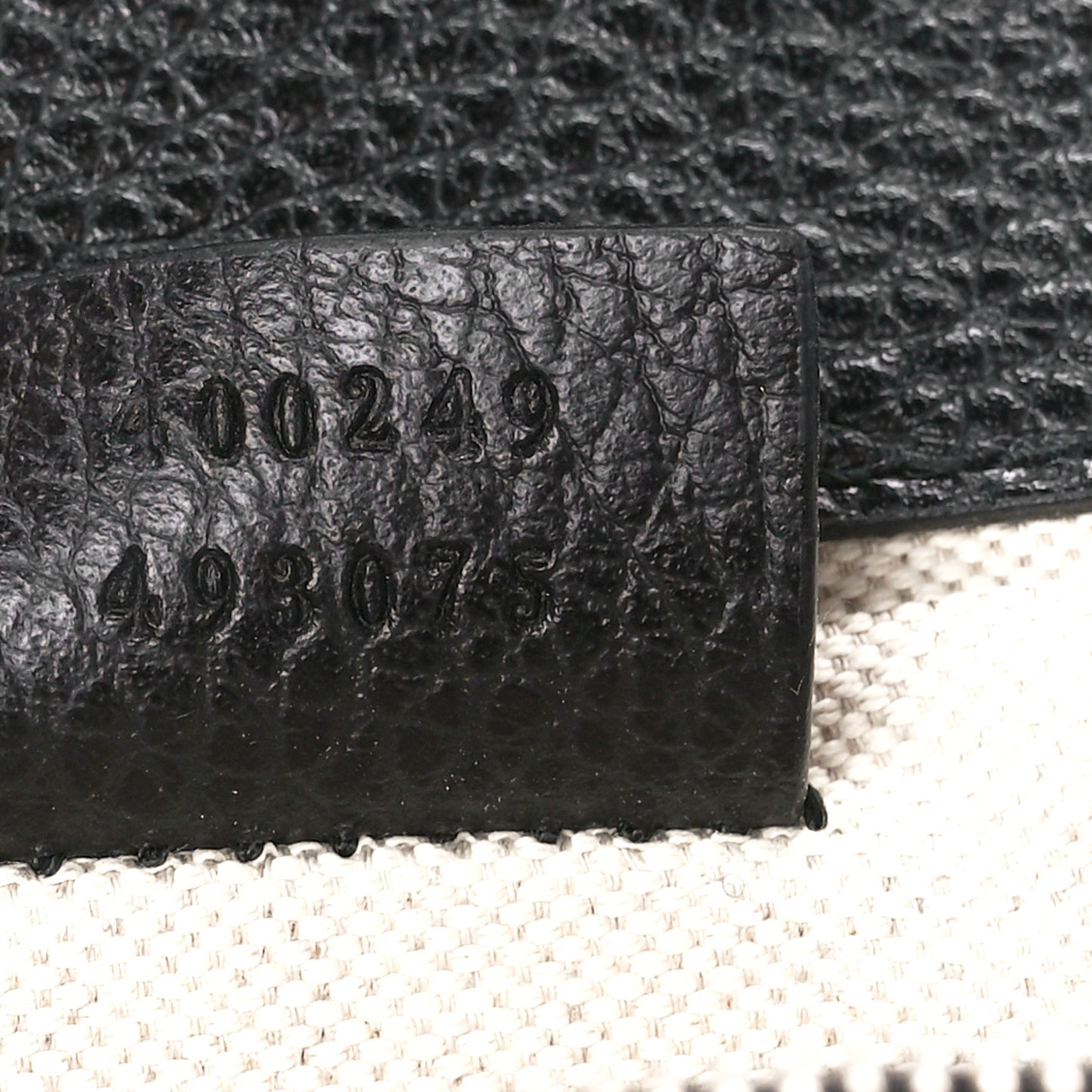Pebbled Calfskin Small Dionysus Shoulder Bag Black