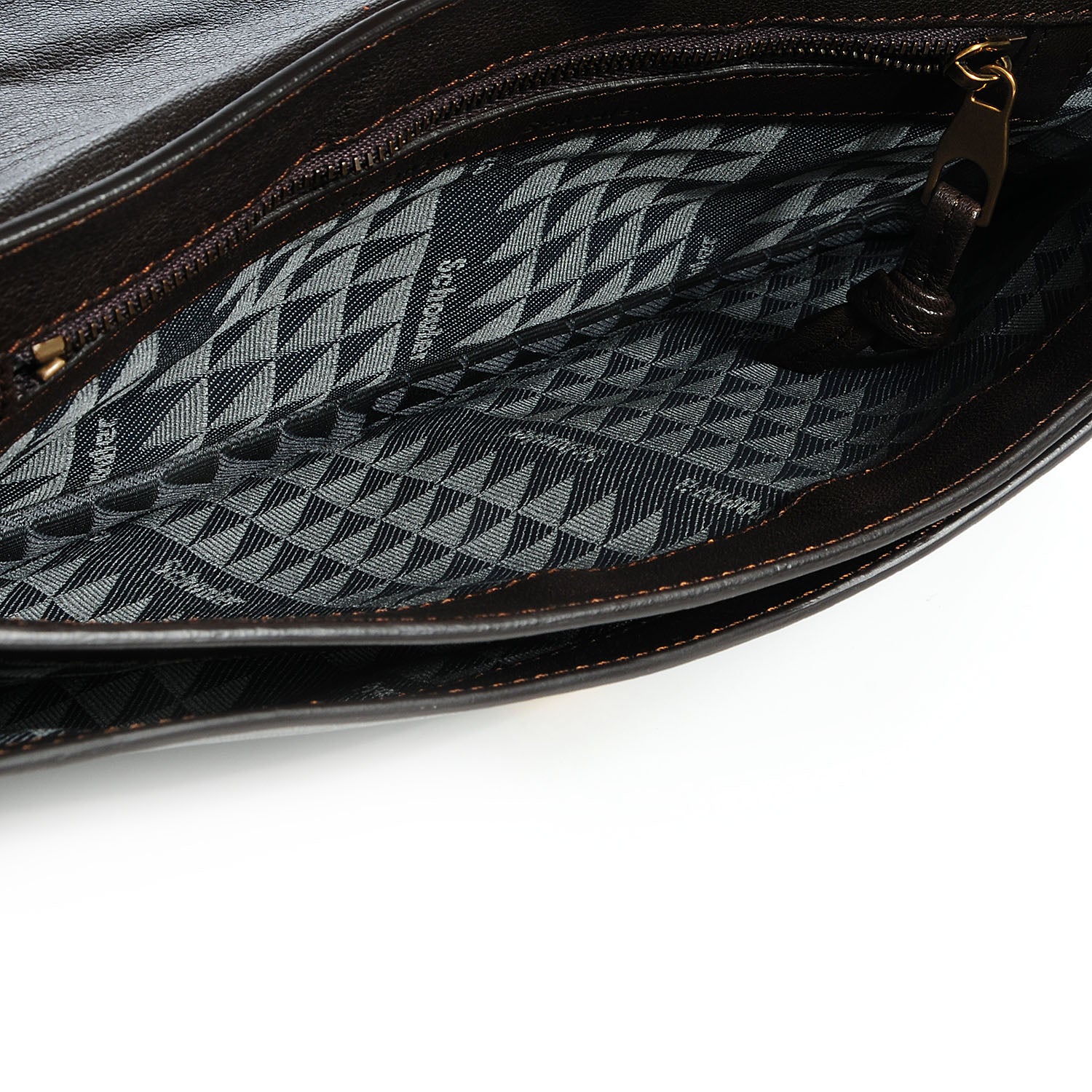 Proenza Schouler Lux Leather PS1 Pochette Clutch Dark Chocolate 8 of 11