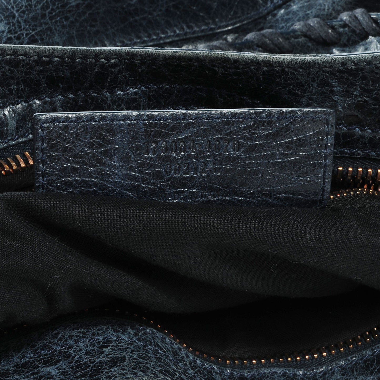 Agneau Giant 21 Rose Gold Hardware City Dark Night