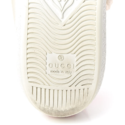Gucci Calfskin Ayers Bee Embroidered Womens Ace Sneakers 36 White Green 9 of 21