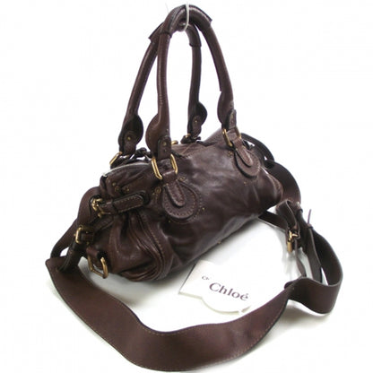 Chloe Leather Paddington Chocolate 3 of 18