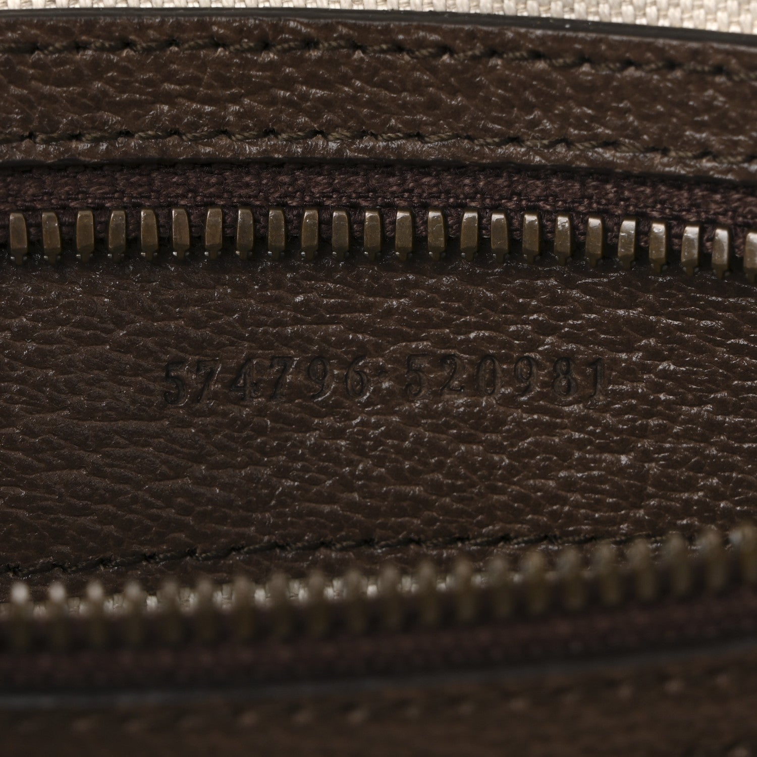 Gucci Soft GG Supreme Monogram Medium Ophidia Belt Bag Dark Brown 7 of 10