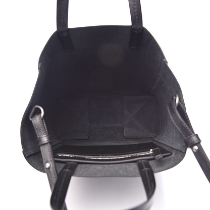 Celine Grained Calfskin Small Vertical Cabas Black 5 of 10