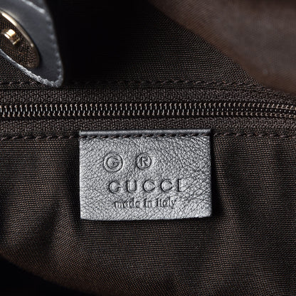 Gucci Guccissima Medium Sukey Tote Dark Silver 6 of 7