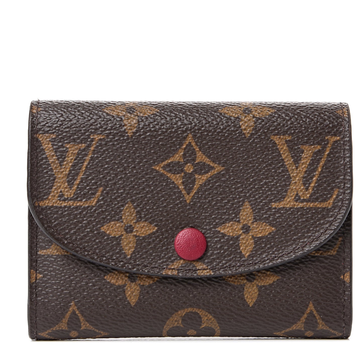 Monogram Rosalie Coin Purse Fuchsia
