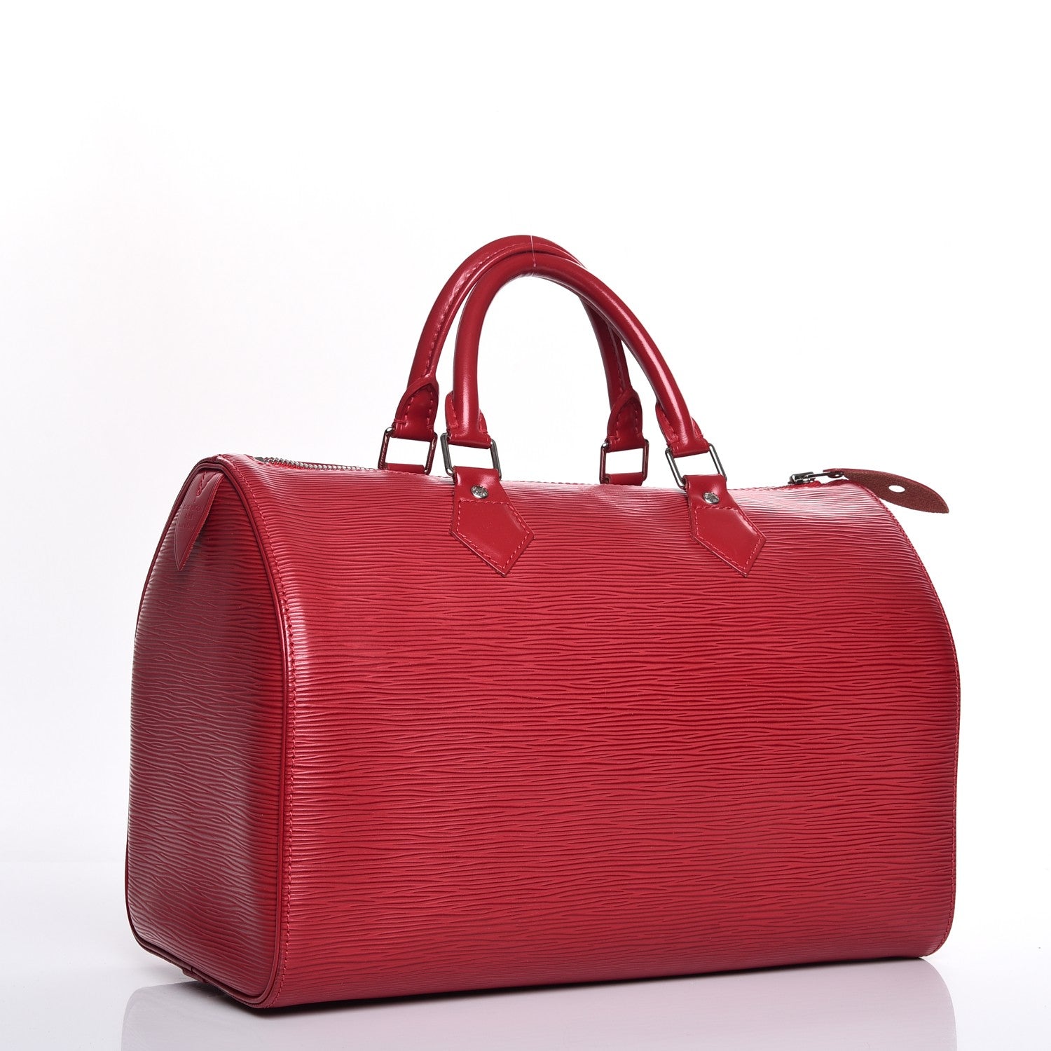 Louis Vuitton Epi Speedy 35 Rouge 3 of 8