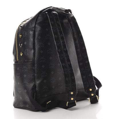 MCM Visetos Studded Medium Stark M Backpack Black 2 of 11