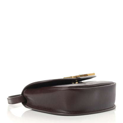 Saint Laurent Calfskin Monogram Woven Small Kaia Satchel Burnt Brown 4 of 14