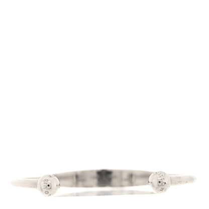 Louis Vuitton Brass Monogram Jonc Cuff L Silver 3 of 5