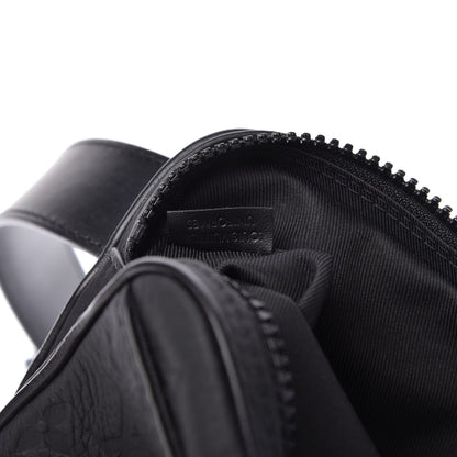 Louis Vuitton Taurillon Monogram Uniformes Solar Ray Soft Pochette Volga Belt Bag Black 8 of 10