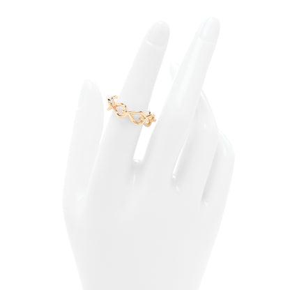 Cartier 18K Yellow Gold Maillon Infini de Cartier Ring 54 7 2 of 4