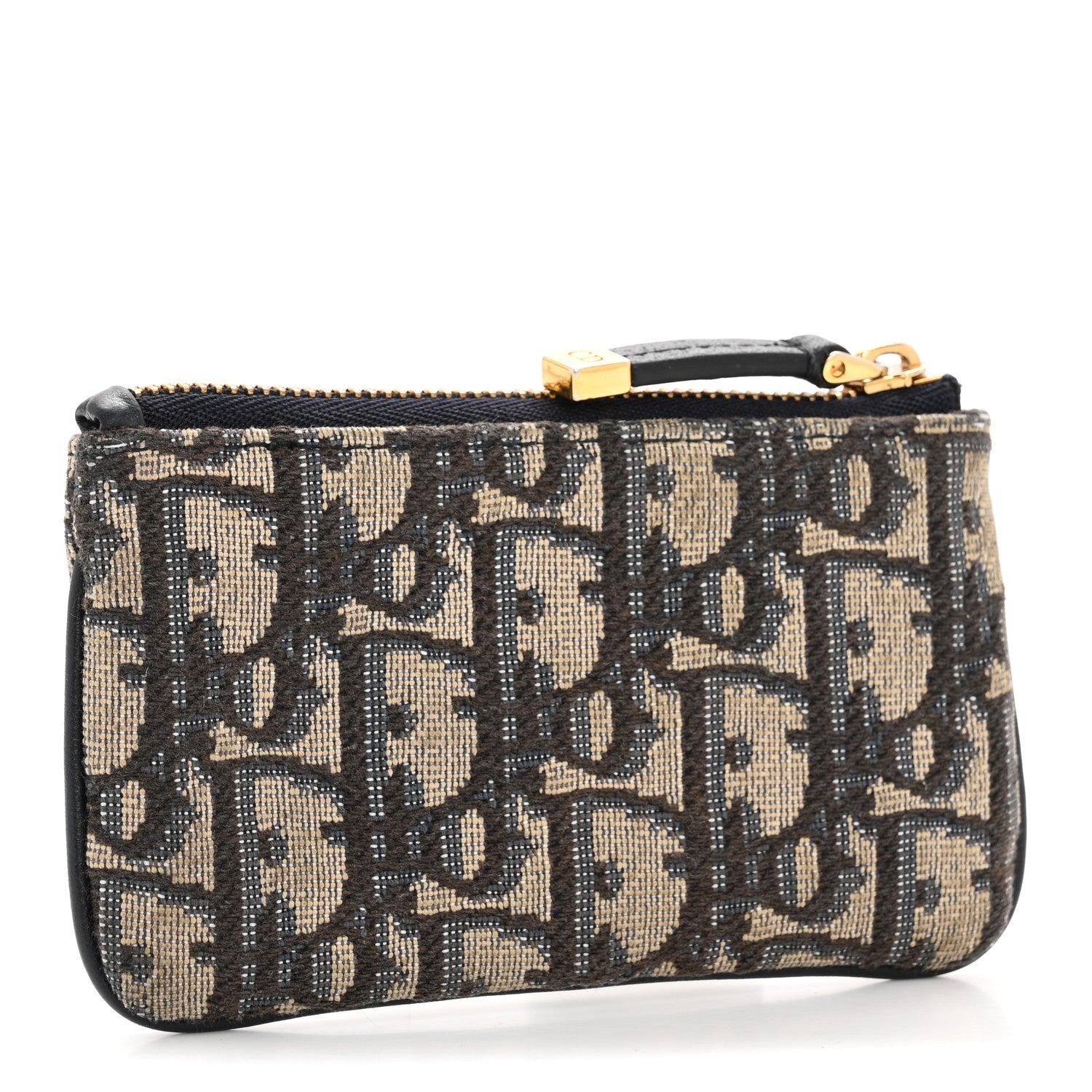 Christian Dior Oblique Key Case Blue 3 of 9