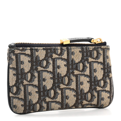 Christian Dior Oblique Key Case Blue 3 of 9