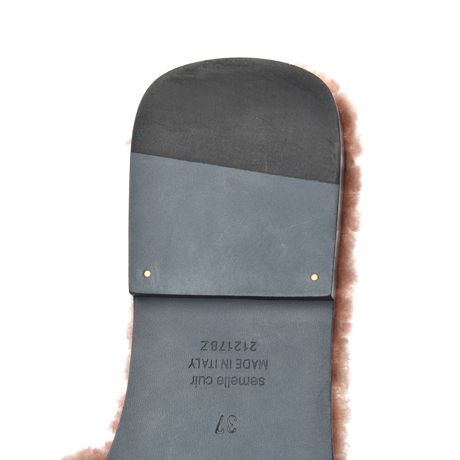 Hermes Woolskin Oran Sandals 37 Rose Aube 11 of 12