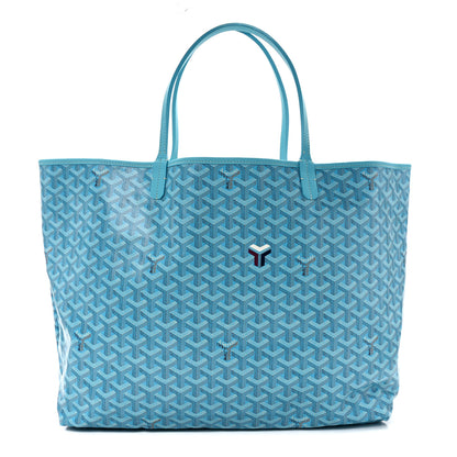 Goyard Goyardine Saint Louis GM Balise Beach Towel Set Turquoise 1 of 14