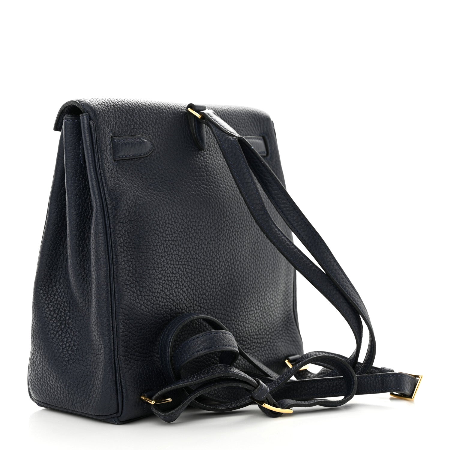 Hermes Taurillon Clemence Kelly Ado Backpack Bleu Nuit 3 of 12