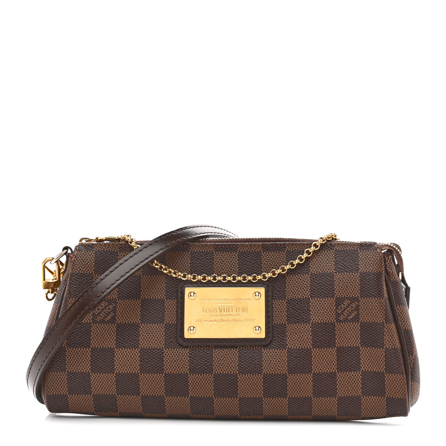 Louis Vuitton Damier Ebene Eva Clutch 1 of 14