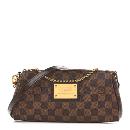 Louis Vuitton Damier Ebene Eva Clutch 1 of 14