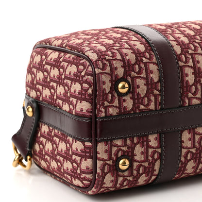 Christian Dior Oblique Boston Bag Bordeaux 9 of 11