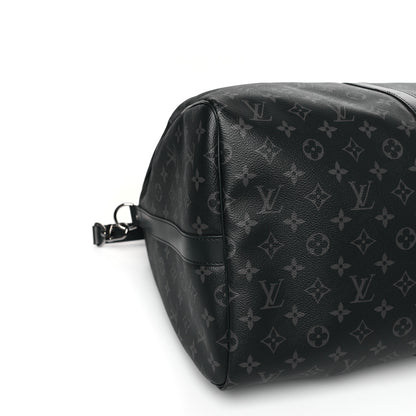 Louis Vuitton Monogram Eclipse Keepall Bandouliere 55 6 of 7