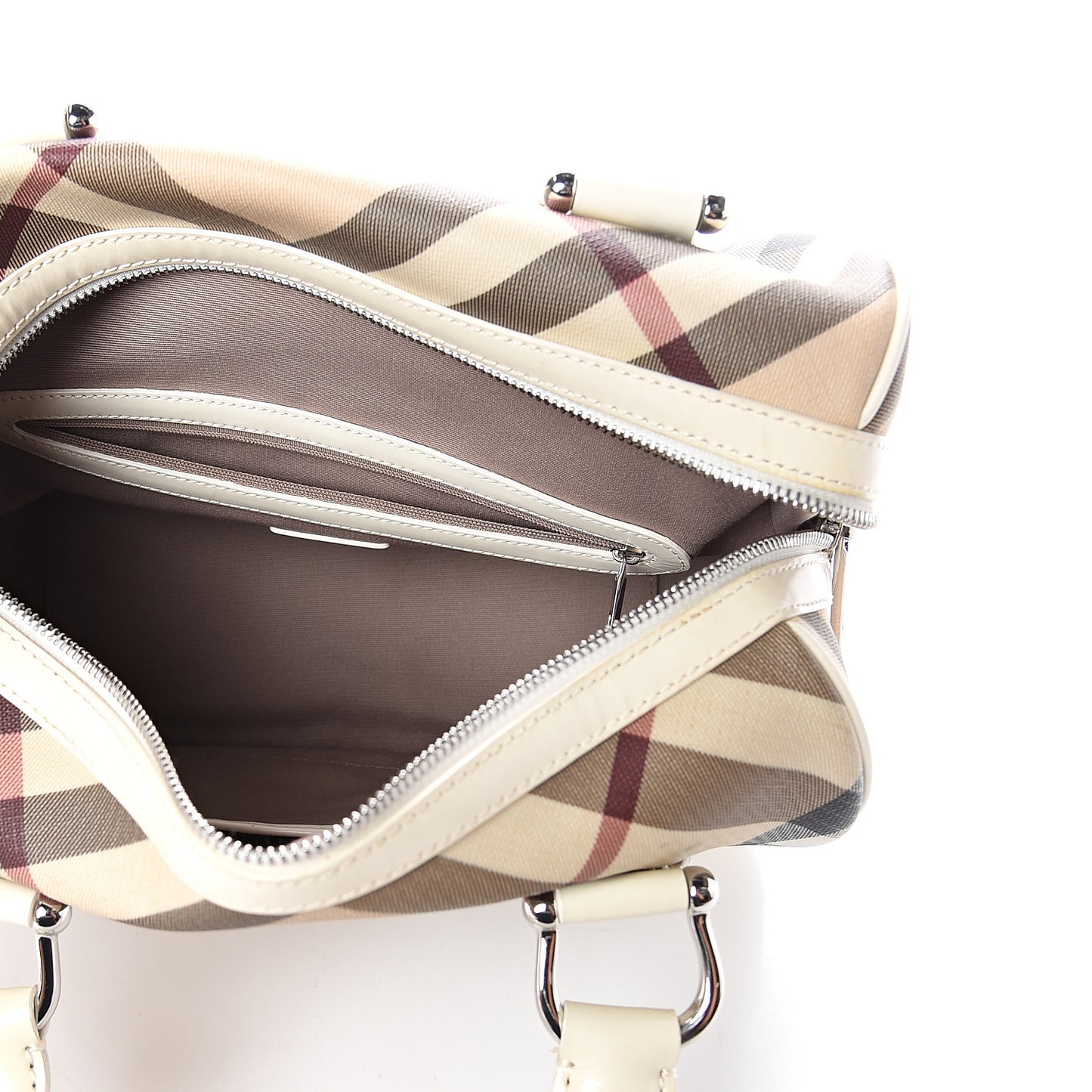 Nova Check Bowling Bag White