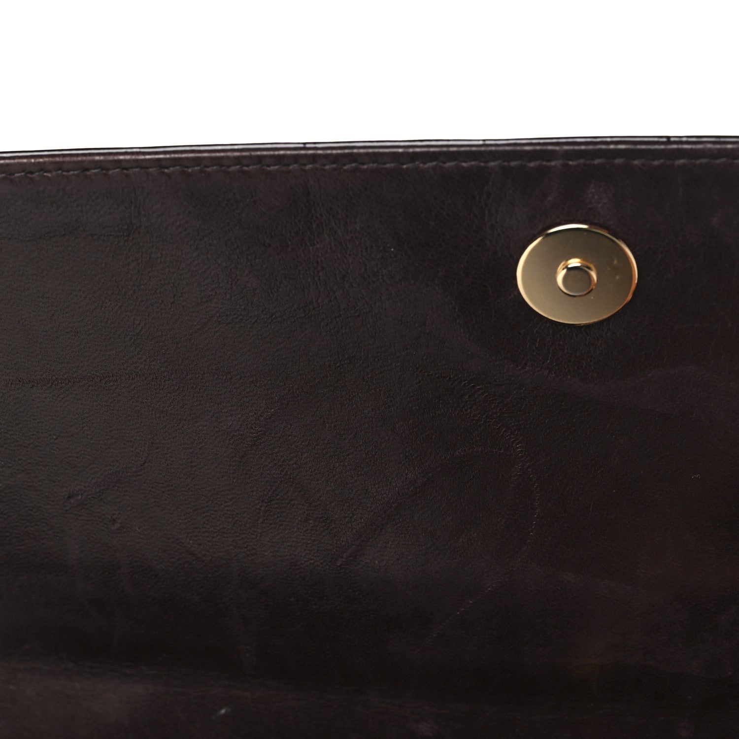 Chanel Patent Chocolate Bar Quilted CC Flap Burgundy 9 of 10