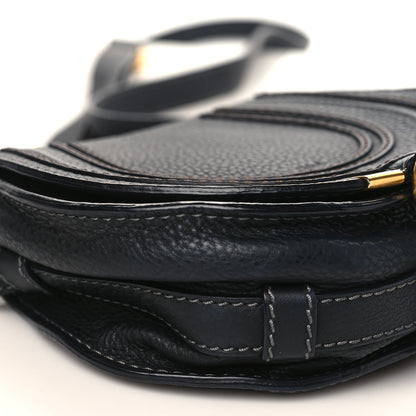 Chloe Calfskin Mini Marcie Round Crossbody Bag Black 8 of 9