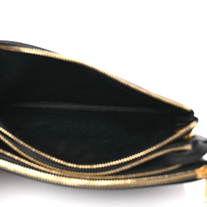 Celine Lambskin Small Trio Crossbody Bag Black 5 of 11