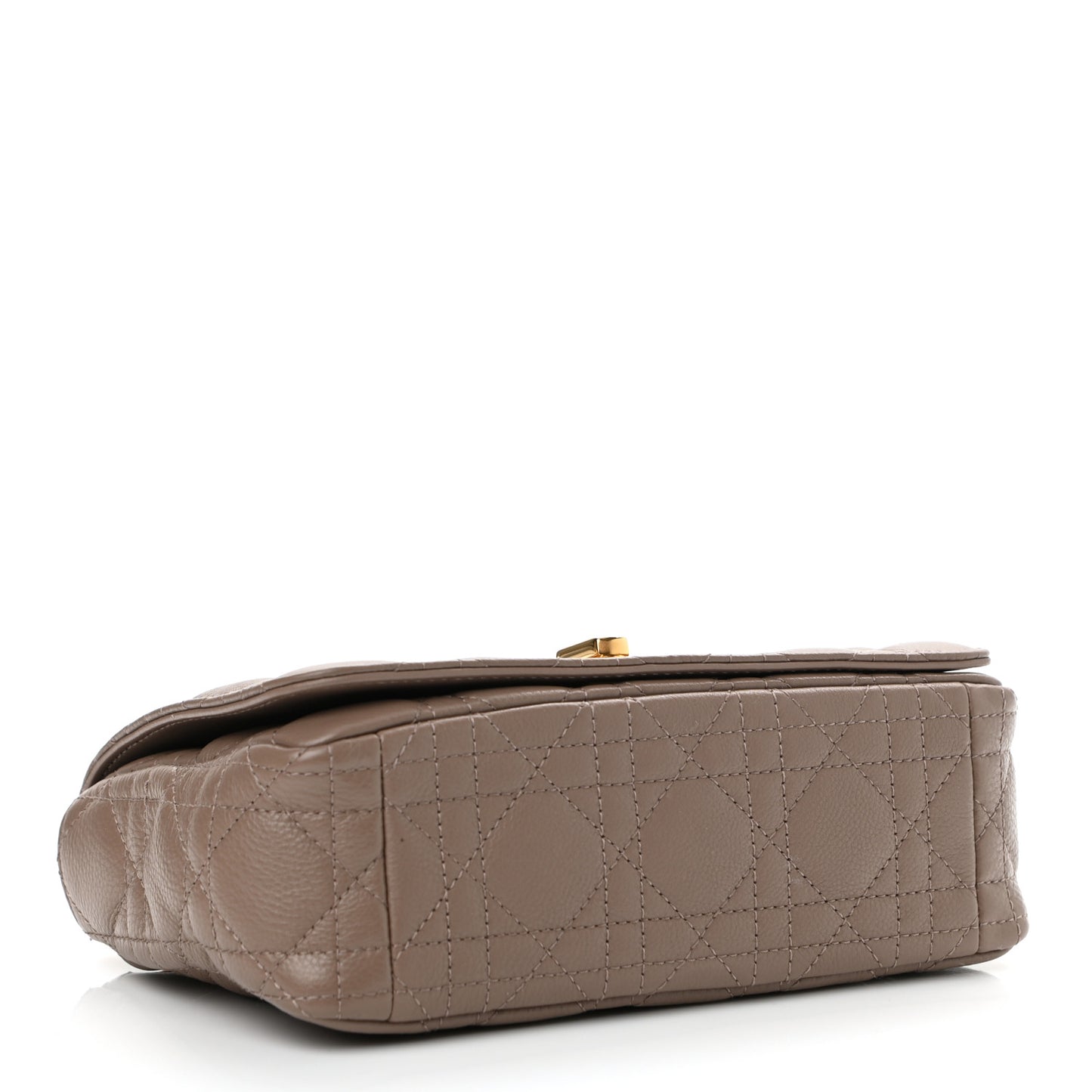 Calfskin Cannage Small Caro Bag Taupe