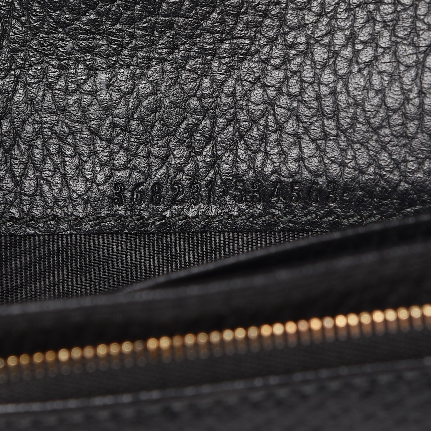Gucci Dollar Calfskin Mini Swing Wallet Bag Black 8 of 8
