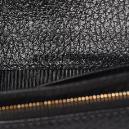 Gucci Dollar Calfskin Mini Swing Wallet Bag Black 8 of 8