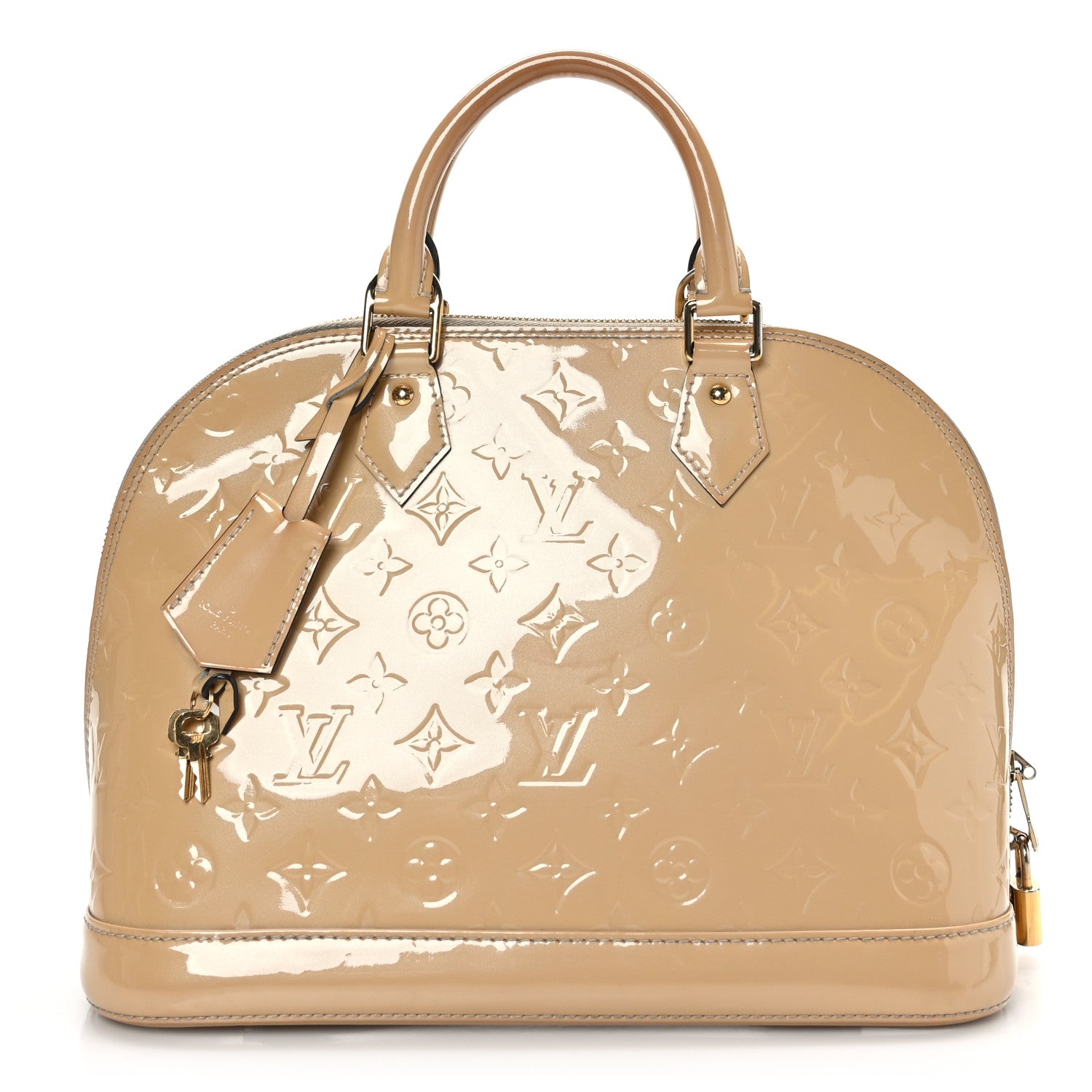 Louis Vuitton Vernis Alma PM Dune 1 of 11