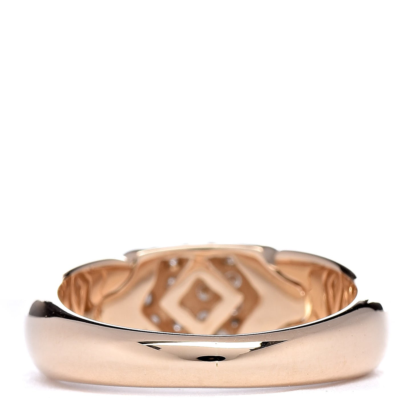 18K Yellow Gold Diamond Band Ring 49 5