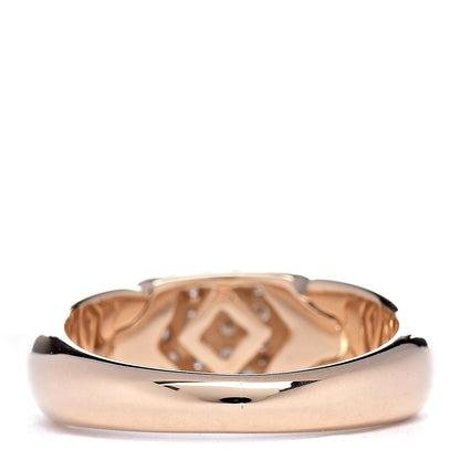 Bulgari 18K Yellow Gold Diamond Band Ring 49 5 3 of 5