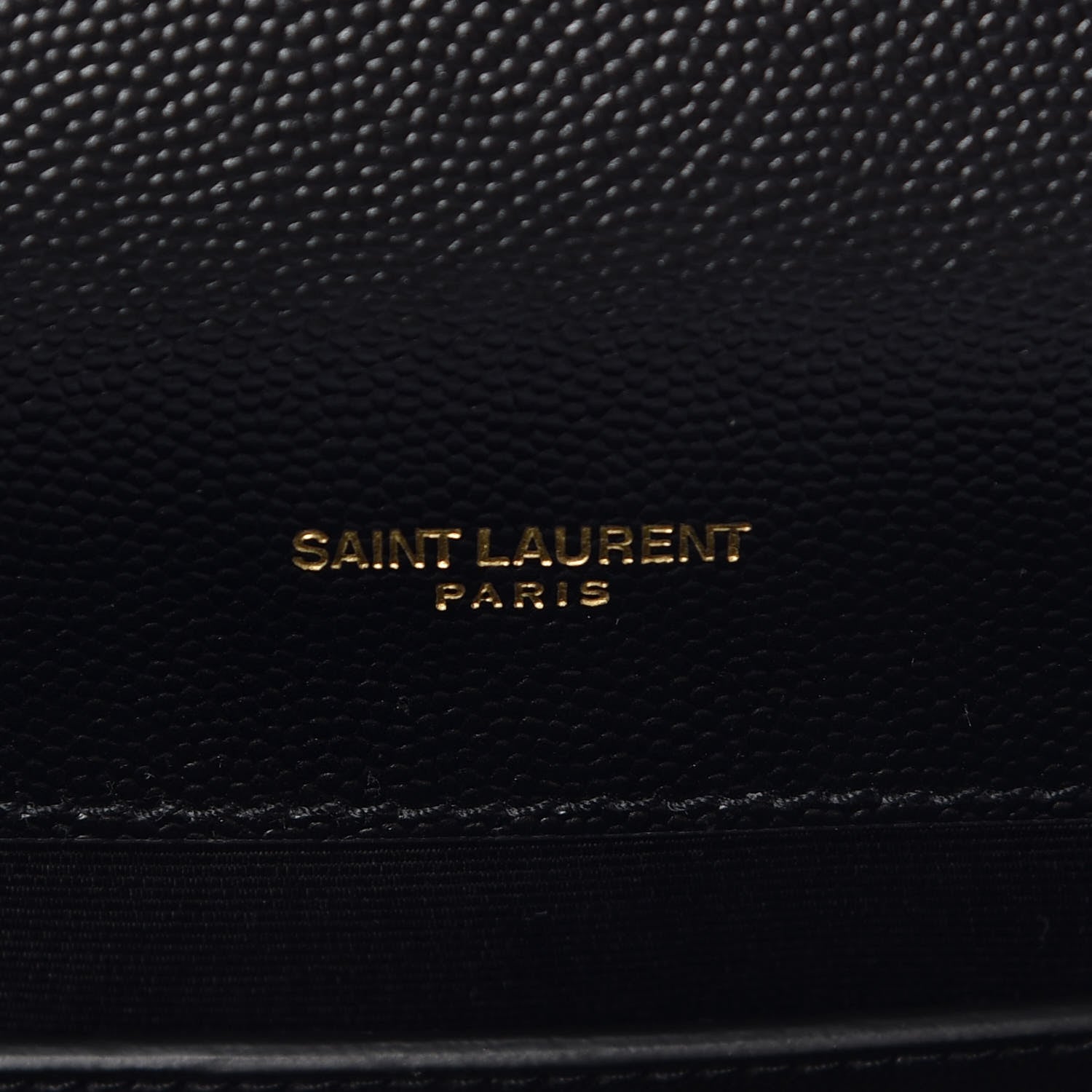 Saint Laurent Grain De Poudre Textured Mixed Matelasse Triquilt Medium Monogram Satchel Black 7 of 8