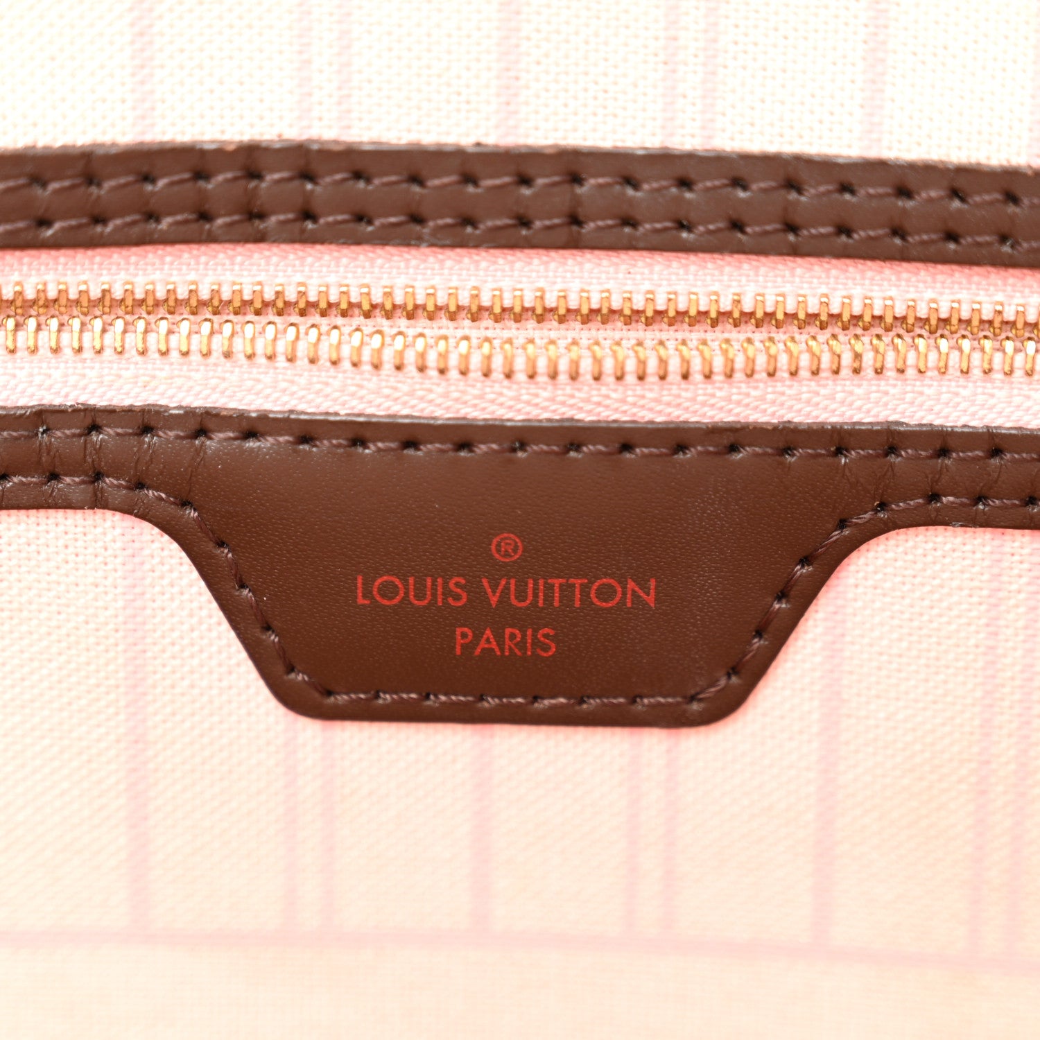 Louis Vuitton Damier Ebene Neo Neverfull MM Rose Ballerine 7 of 15