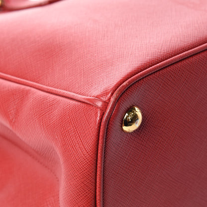Prada Saffiano Small Galleria Double Zip Tote Fuoco 15 of 20