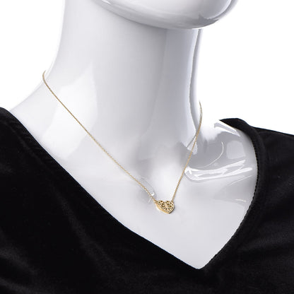 Tiffany 18K Yellow Gold Enchant Heart Pendant Necklace 2 of 7