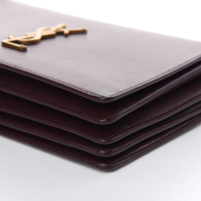 Saint Laurent Calfskin Medium Dylan Shoulder Bag Burgundy 8 of 12