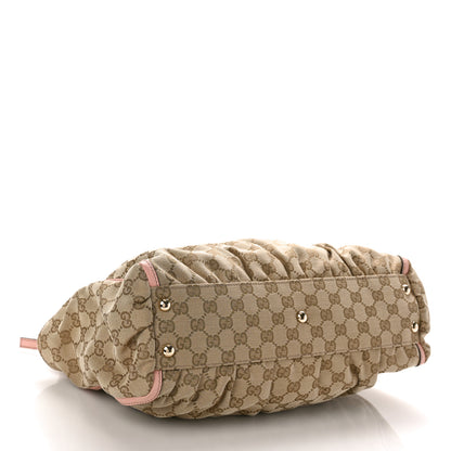 Gucci Monogram D Gold Tote Pink 4 of 15