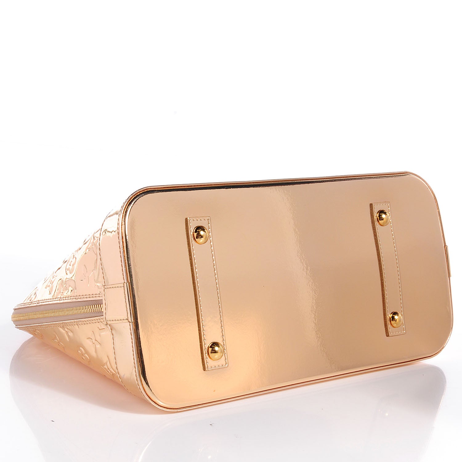 Louis Vuitton Monogram Miroir Alma MM Gold 4 of 8