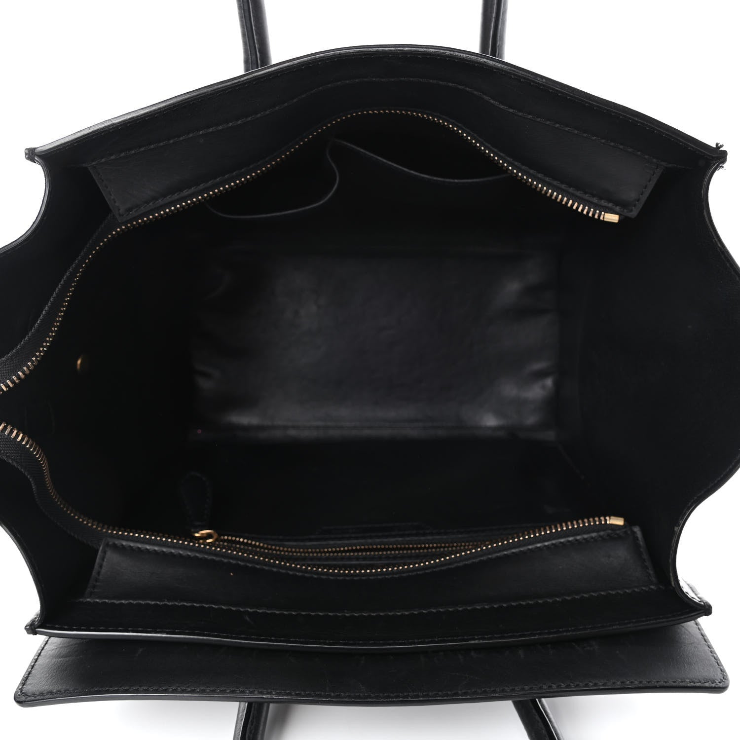 Celine Smooth Calfskin Mini Luggage Black 4 of 4