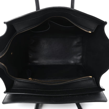 Celine Smooth Calfskin Mini Luggage Black 4 of 4